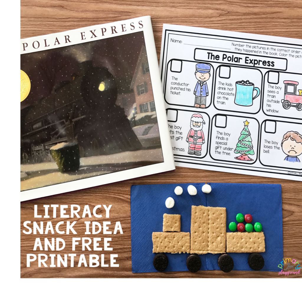 Literacy Snack Idea North Pole Train - Primary Playground