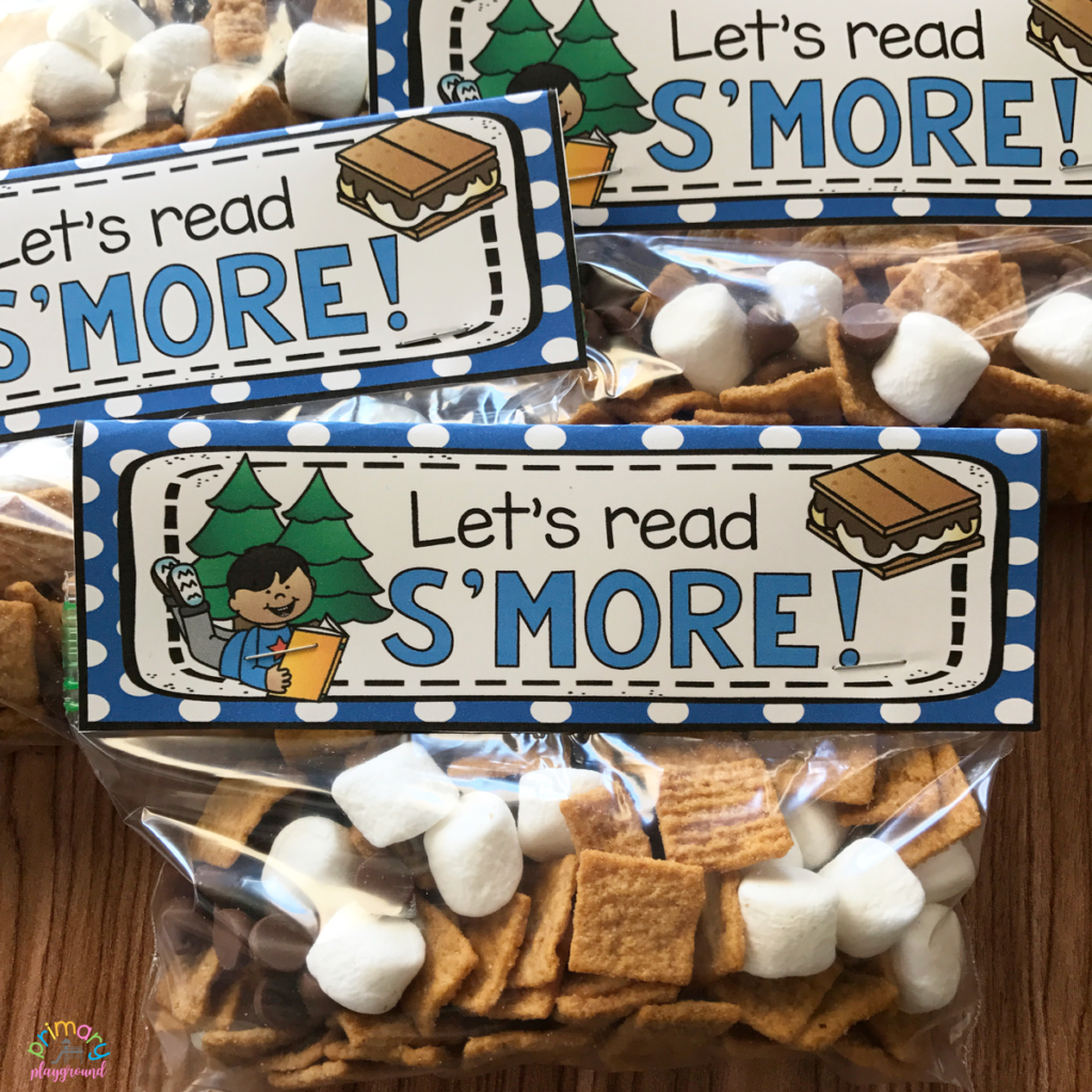 Free Printable S'more Bag Topper - Primary Playground
