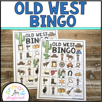 Old West - Western Bingo - Primary Playground